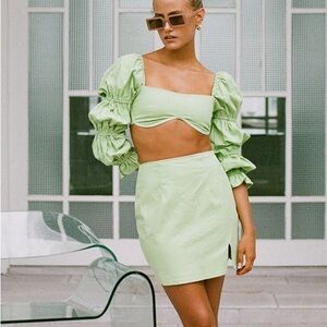 SABO SKIRT Jade Skirt - Green XS
